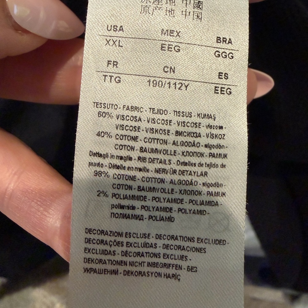 A/X Armani Exchange Black Zip-Up Sweater - Picture 7 of 7